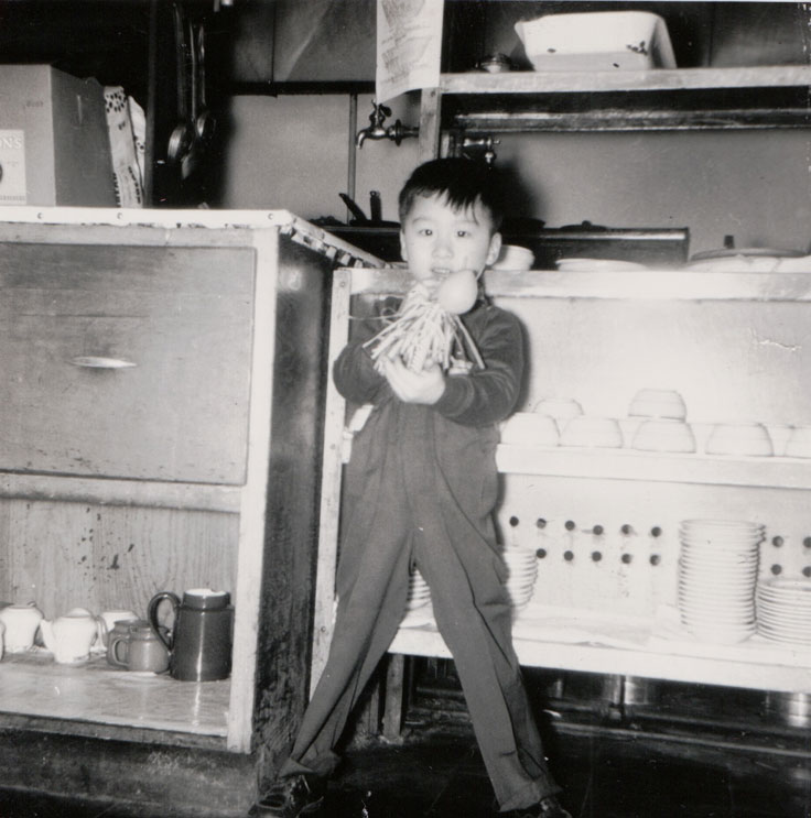 Kelly Sang as young boy.