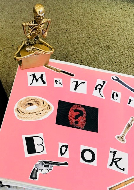 All of our research for this year's program fills this 2 inch "Murder Book." 