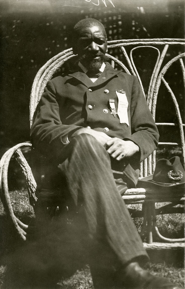 Milton Robinson in GAR Uniform, Circa 1900